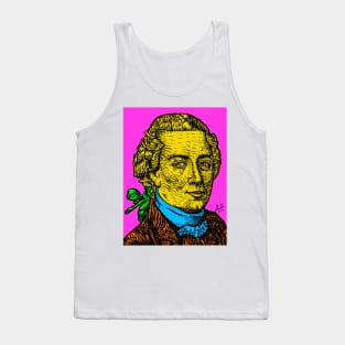 IMMANUEL KANT ink and acrylic portrait Tank Top